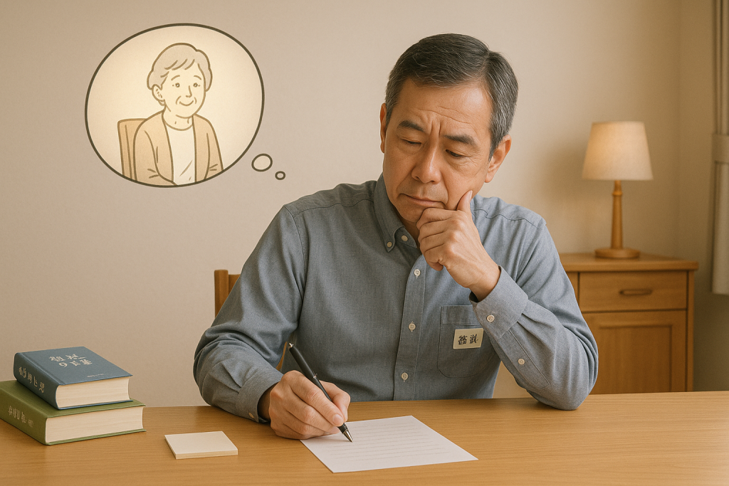 老人ホームのご入居者への手紙には何を書く?ポイントや例文を解説