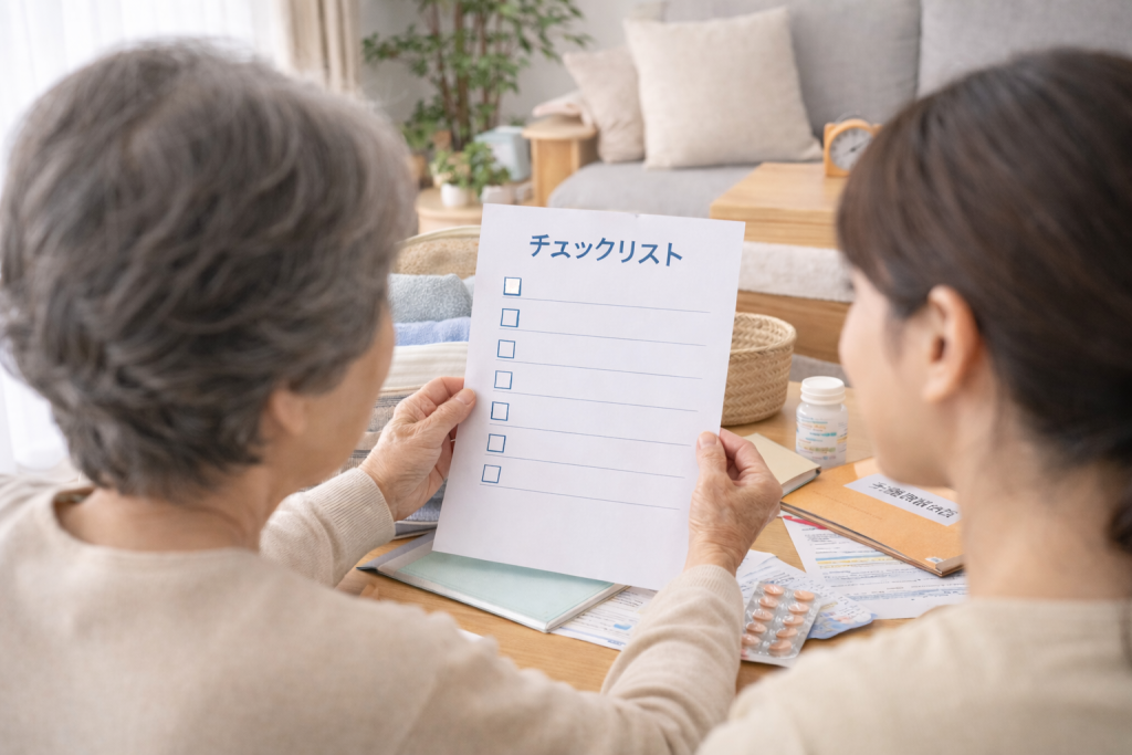 【老人ホーム】入居時、家族は何を準備すればいい？入居前に押さえたいポイント