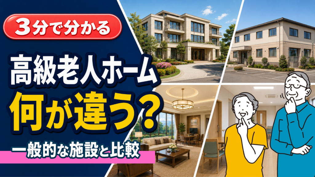 【YouTube】「高級老人ホーム」とは？一般的な施設との違い